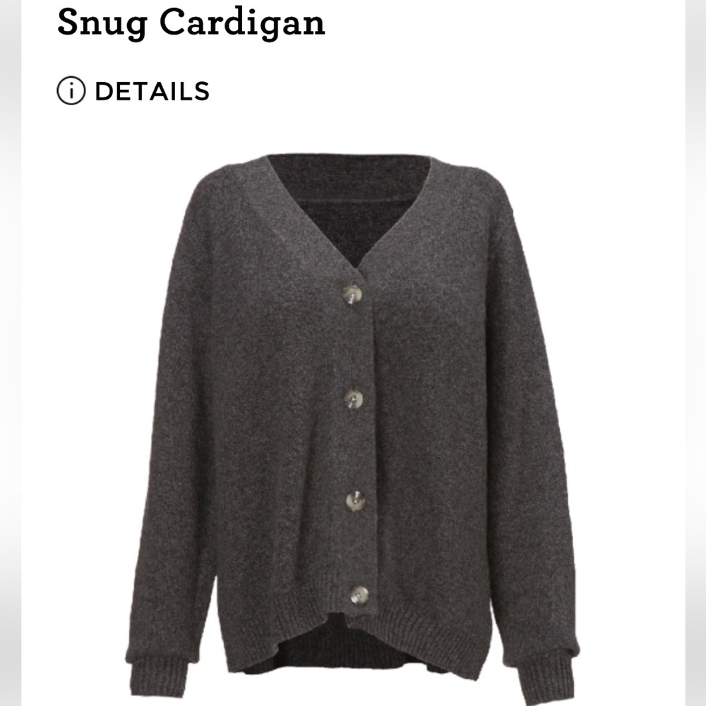 CAbi Women's Gray Cardigan Sweater